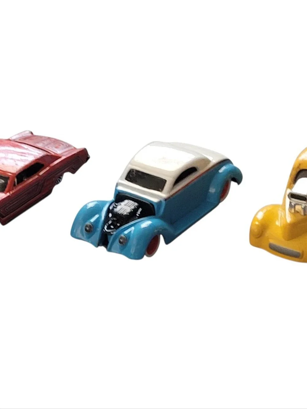 (Lot Of 3) Assorted Racing Champions Street Wheels/ Willys/ Ford/Hot Rod Coupes.